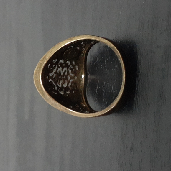 🟢 Premier Design Jasmine Brass Plated Ring - Picture 5 of 6